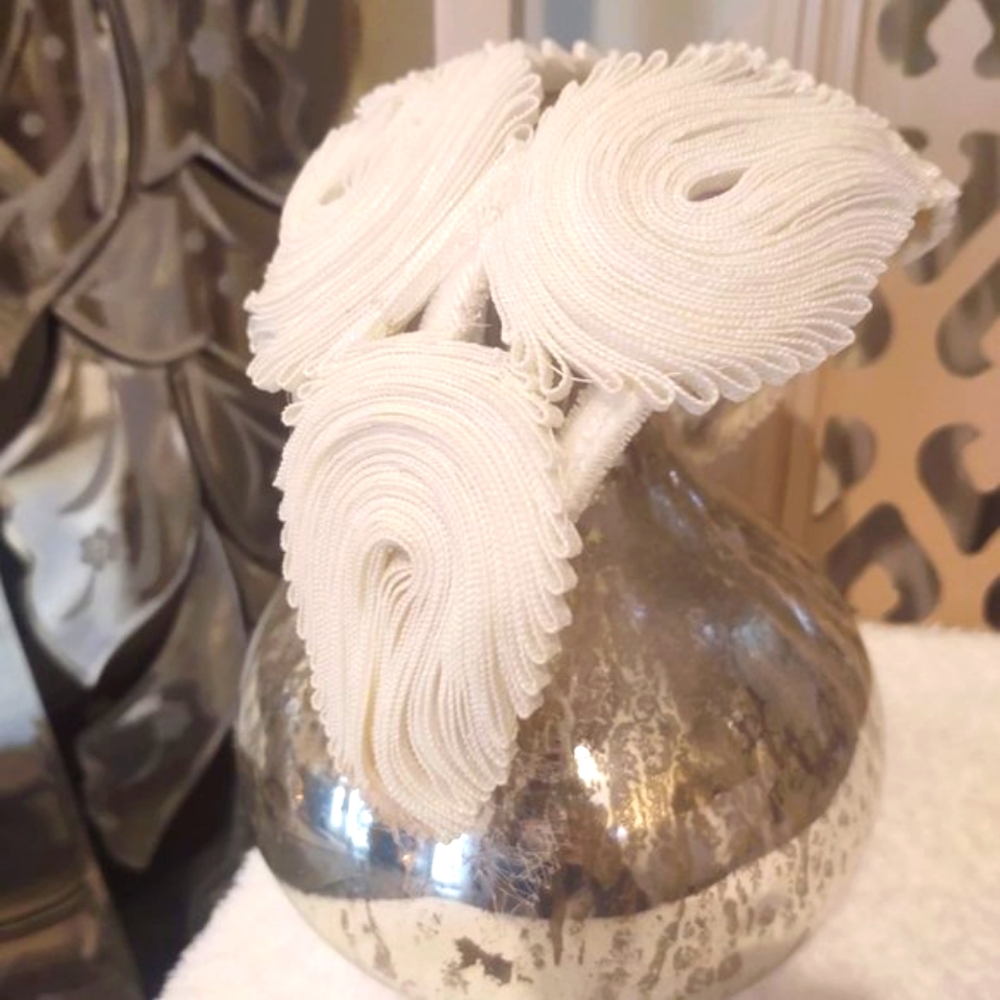 ~Vintage-Ivory Chic Headband Crown